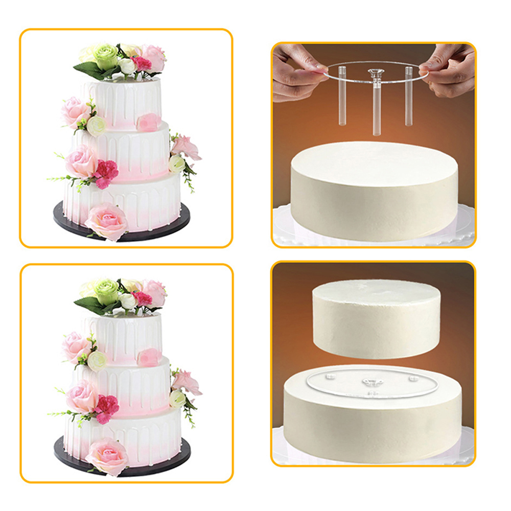 Cupcake Stand Tier - ปะเก็นเค้กแบบแขวนแท่นตั้งเค้กหลายชั้นรองรับเค้กแกนเดือยชุดแท่นตั้งเค้ก S รองรับกรอบฟางตกแต่งเค้กแบบ DIY