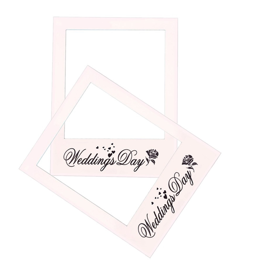 Photo Booth Frame - กรอบรูปแต่งงาน DIY อุปกรณ์ถ่ายภาพสร้างสรรค์ บูธถ่ายภาพ ของชำร่วยงานแต่งงาน ของตกแต่งงานครบรอบ