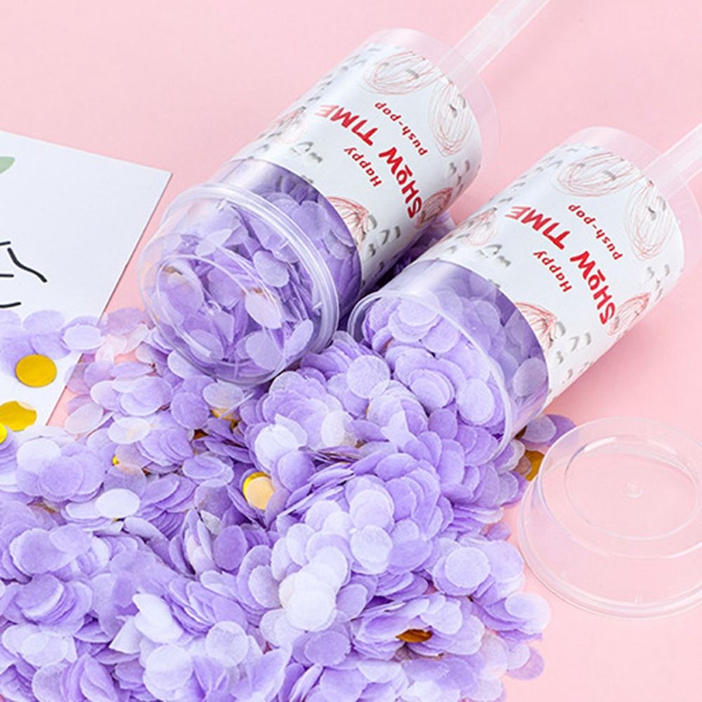 Confetti Cannon Tube - กระบอกคอนเฟตติสีสันสดใสแบบพกพาสำหรับงานฉลองครบรอบแต่งงาน ของตกแต่งงานปาร์ตี้สำหรับงานแต่งงาน