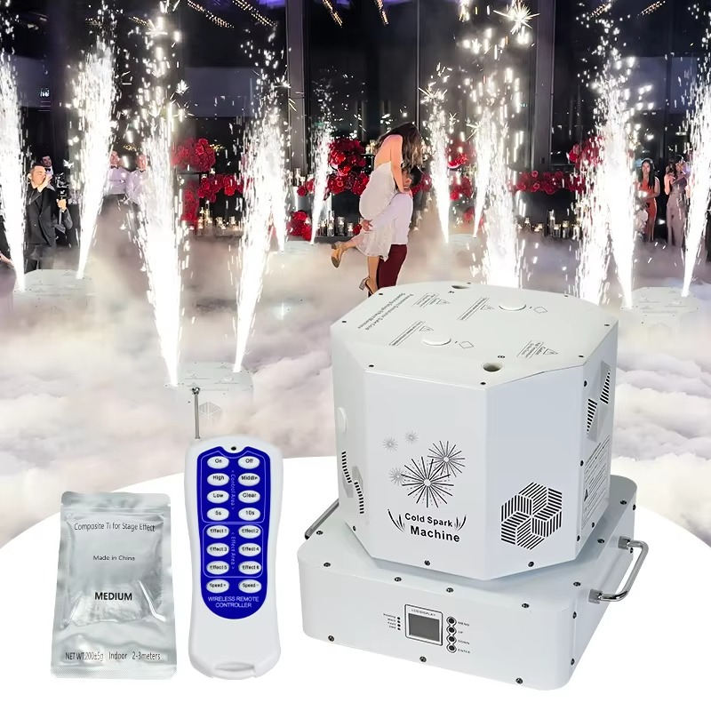 เครื่องสร้างประกายไฟเย็นแบบไร้ - Event Party Dj บทวิจารณ์และราคา