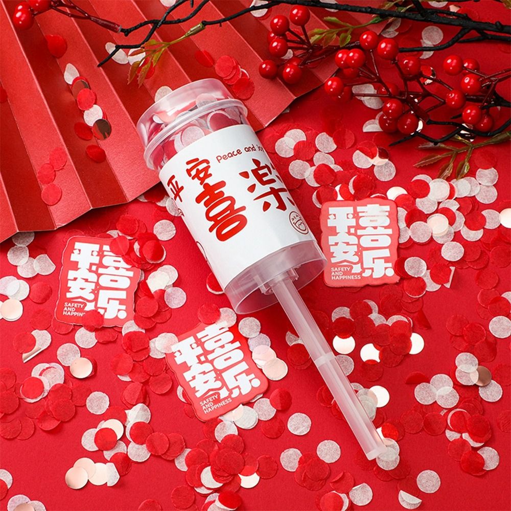 กระบอกคอนเฟตติสีสันสดใสแบบพกพา - Confetti Cannon Tube บทวิจารณ์และราคา