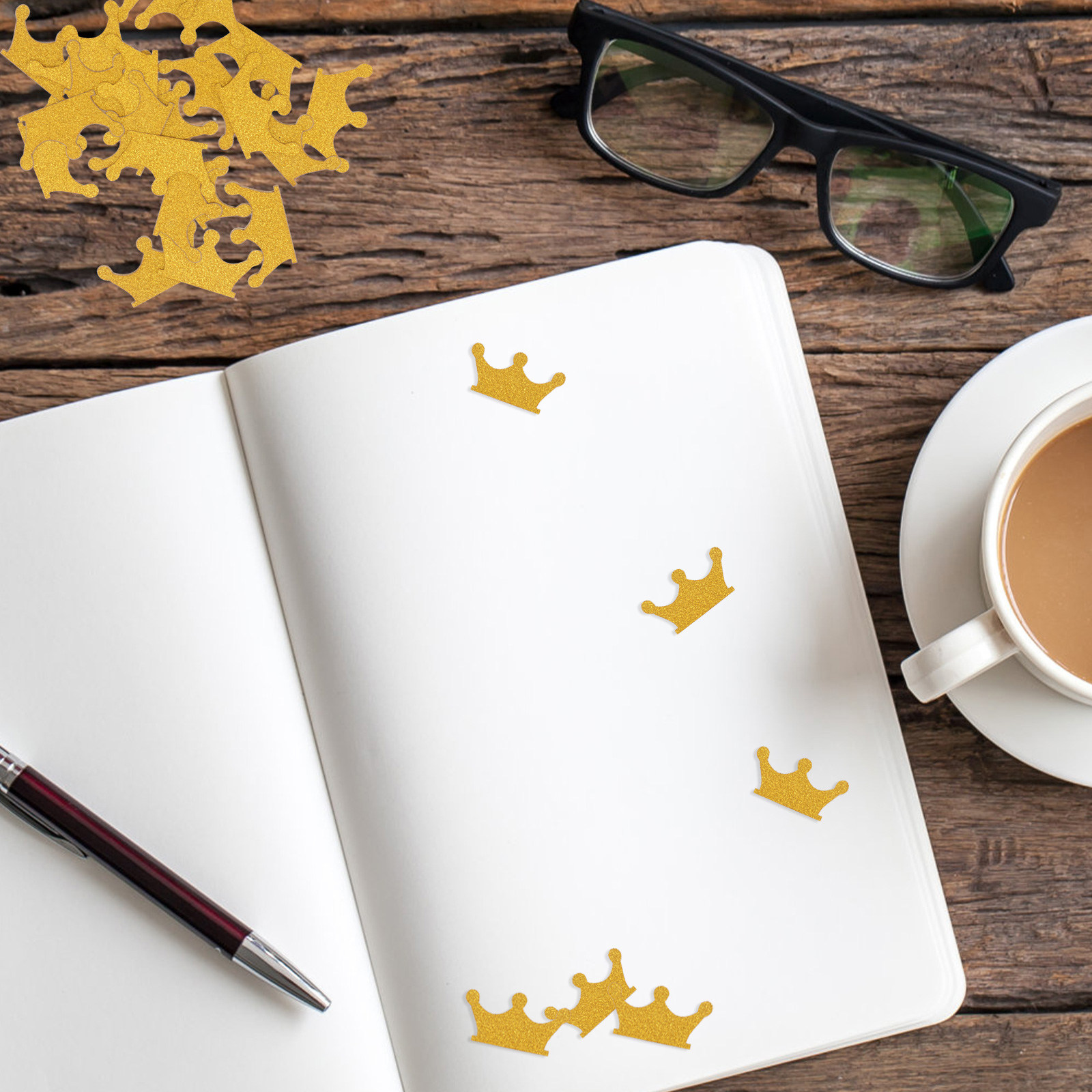 200 ชิ้น กระดาษคอนเฟตติรูปมงกุ - Papercraft Supply Confetti บทวิจารณ์และราคา