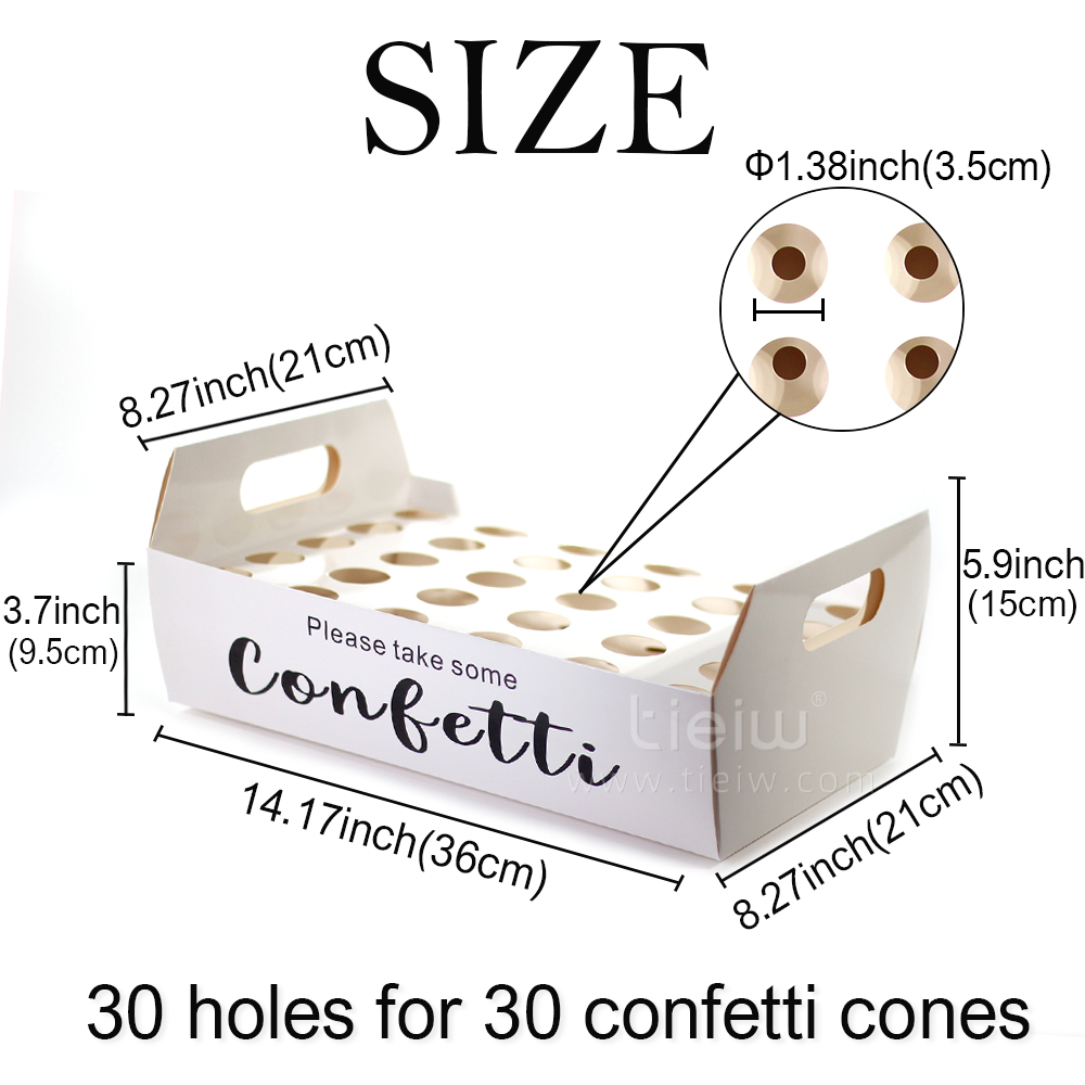 ผู้ถือกรวย confetti ธรรมชาติ c - Cotton Candy Cone บทวิจารณ์และราคา
