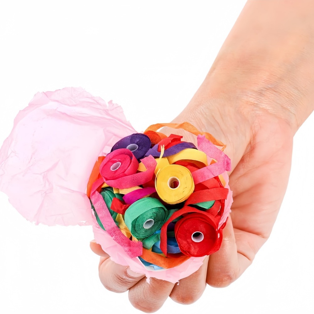 10pcs มือโยนริบบิ้นดึง Confett - Confetti Cannon Tube บทวิจารณ์และราคา